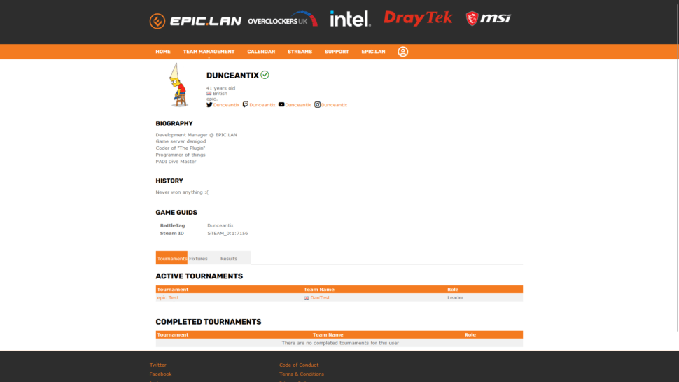epiclan player profiles